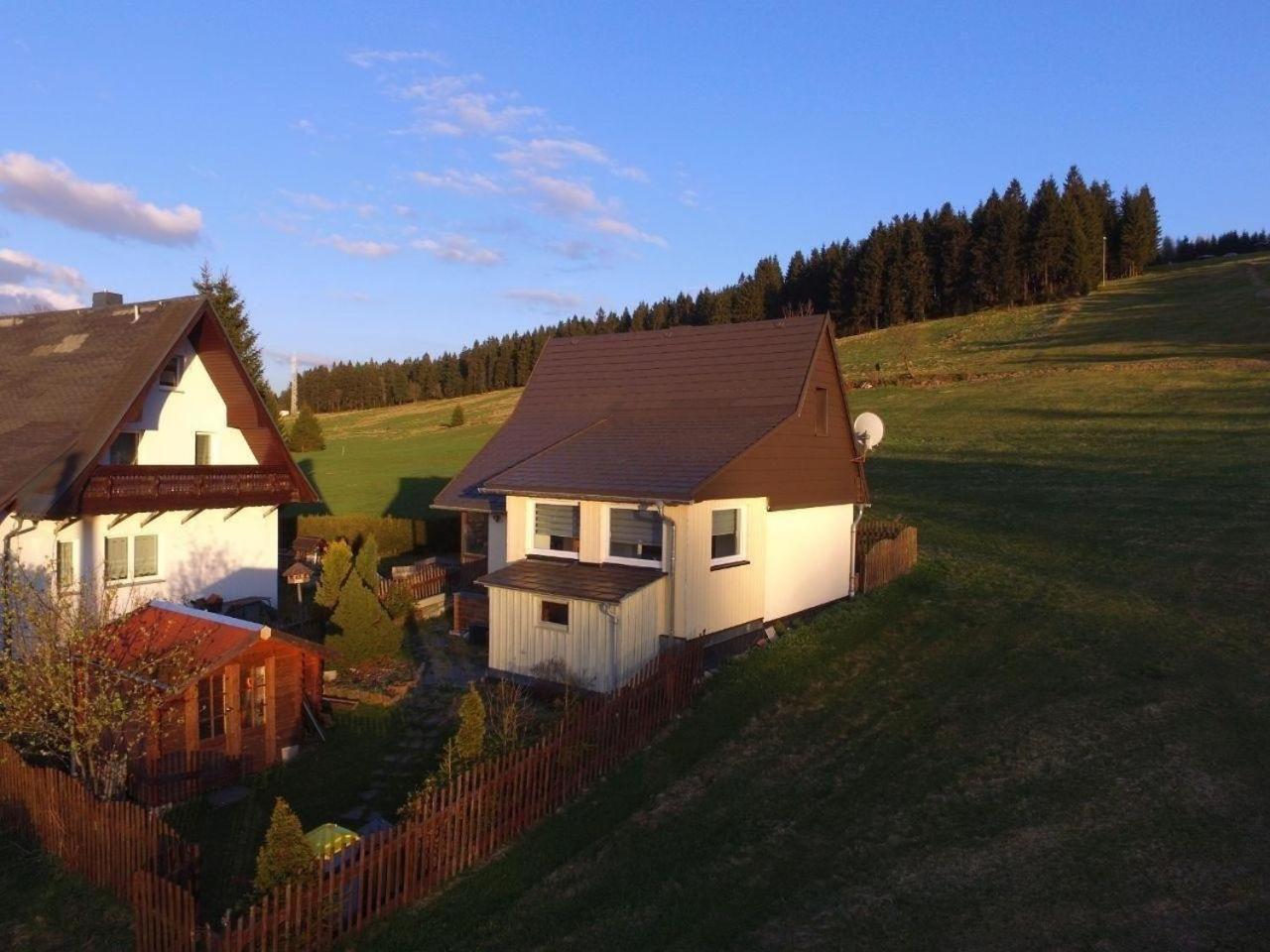 Modernes Ferienhaus In Carlsfeld Mit Grill Und Garten アイベンシュトック エクステリア 写真